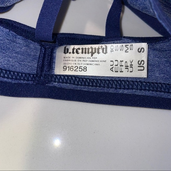B. tempt’d blue bra - Picture 4 of 7